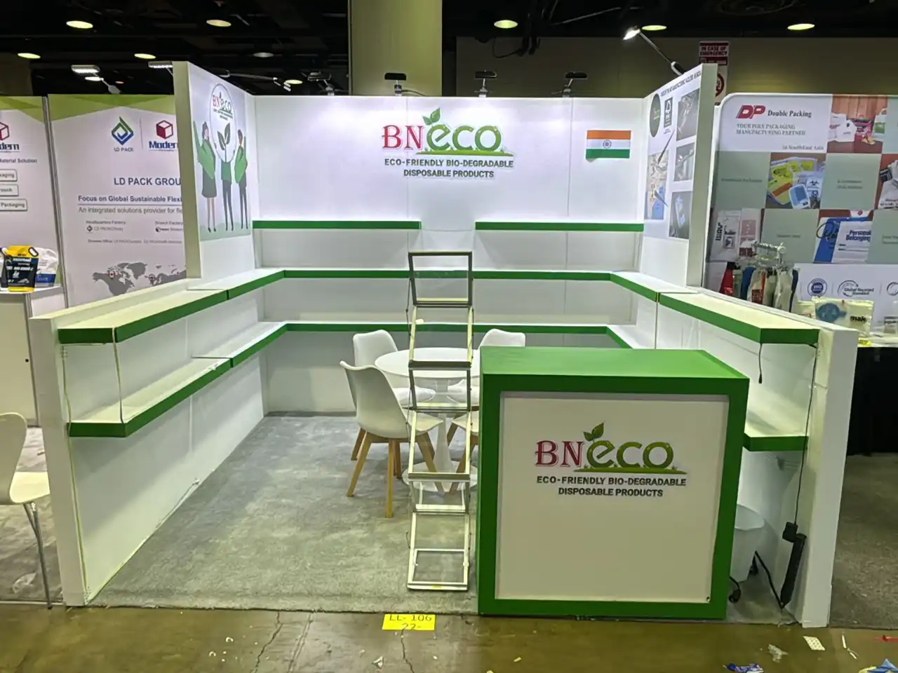 Pack Expo 2024 USA trade show booth design BNECO